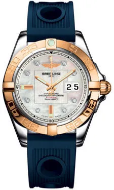 Breitling - Galactic 41 Steel-Rose Gold - Ocean Racer Strap
