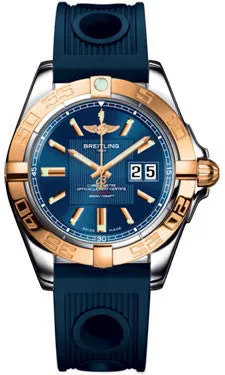 Breitling - Galactic 41 Steel-Rose Gold - Ocean Racer Strap