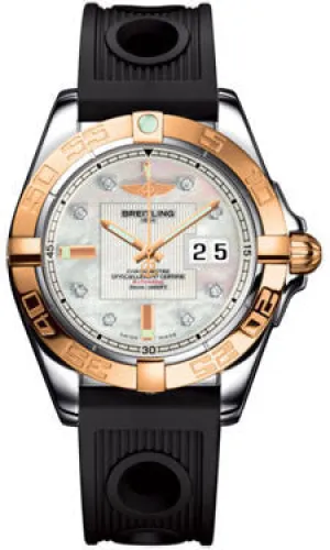 Breitling - Galactic 41 Steel-Rose Gold - Ocean Racer Strap