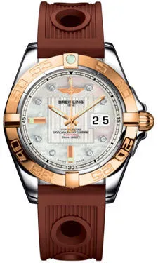 Breitling - Galactic 41 Steel-Rose Gold - Ocean Racer Strap