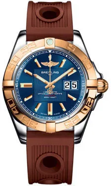 Breitling - Galactic 41 Steel-Rose Gold - Ocean Racer Strap