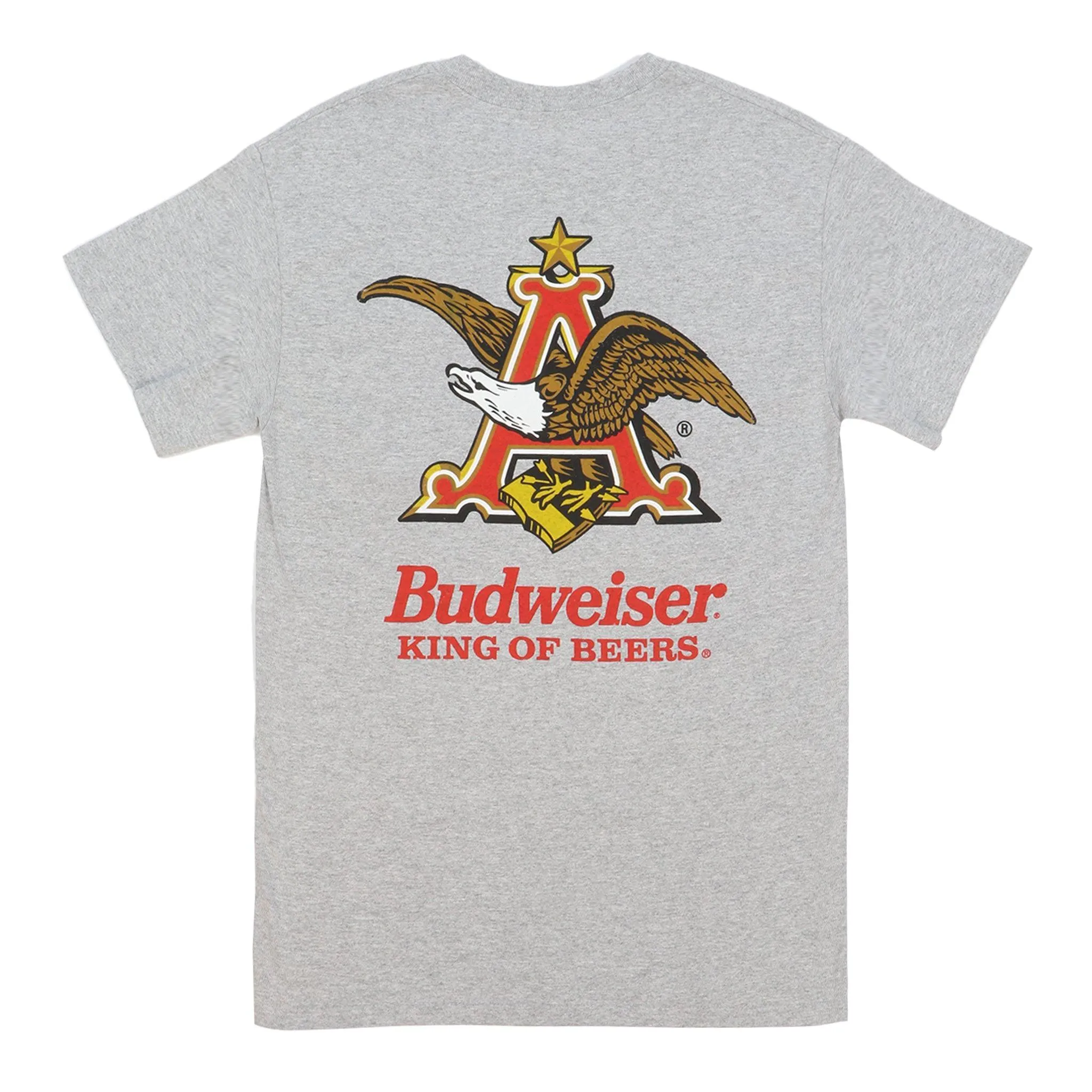 Budweiser Vintage A & Eagle Pocket T-Shirt