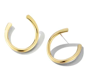 Bypass Hoop Earrings
