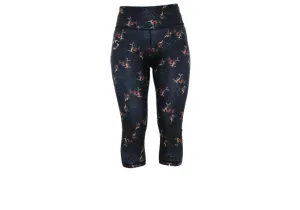 Capri Midnight Blooms Leggings with pockets
