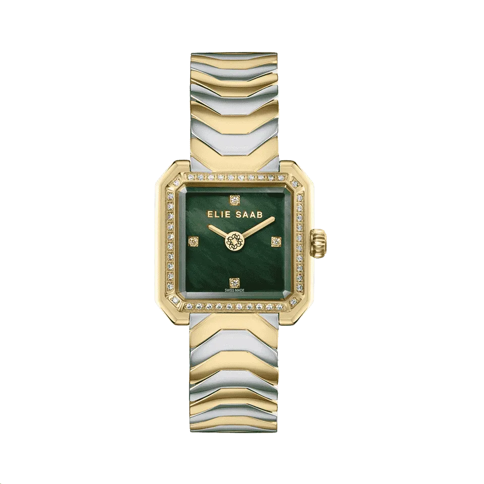 CARRE DIAMOND GOLD, STAINLESS STEEL