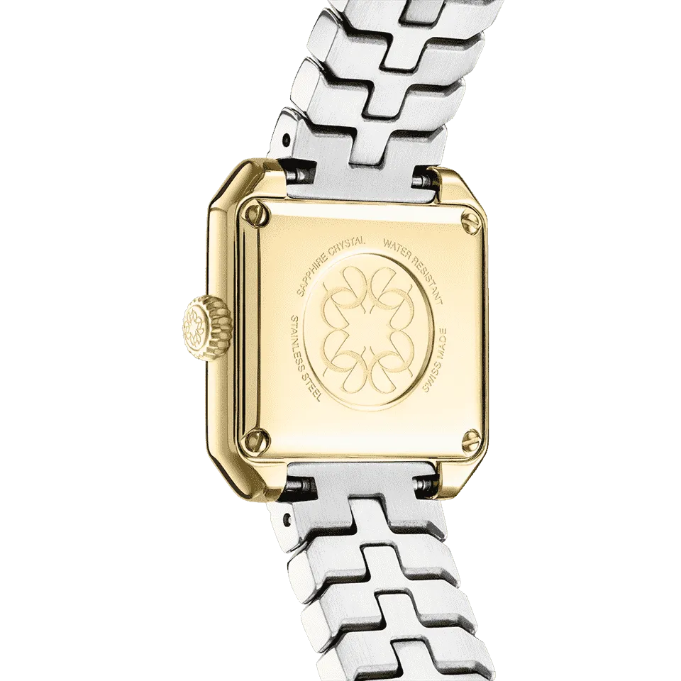 CARRE DIAMOND GOLD, STAINLESS STEEL