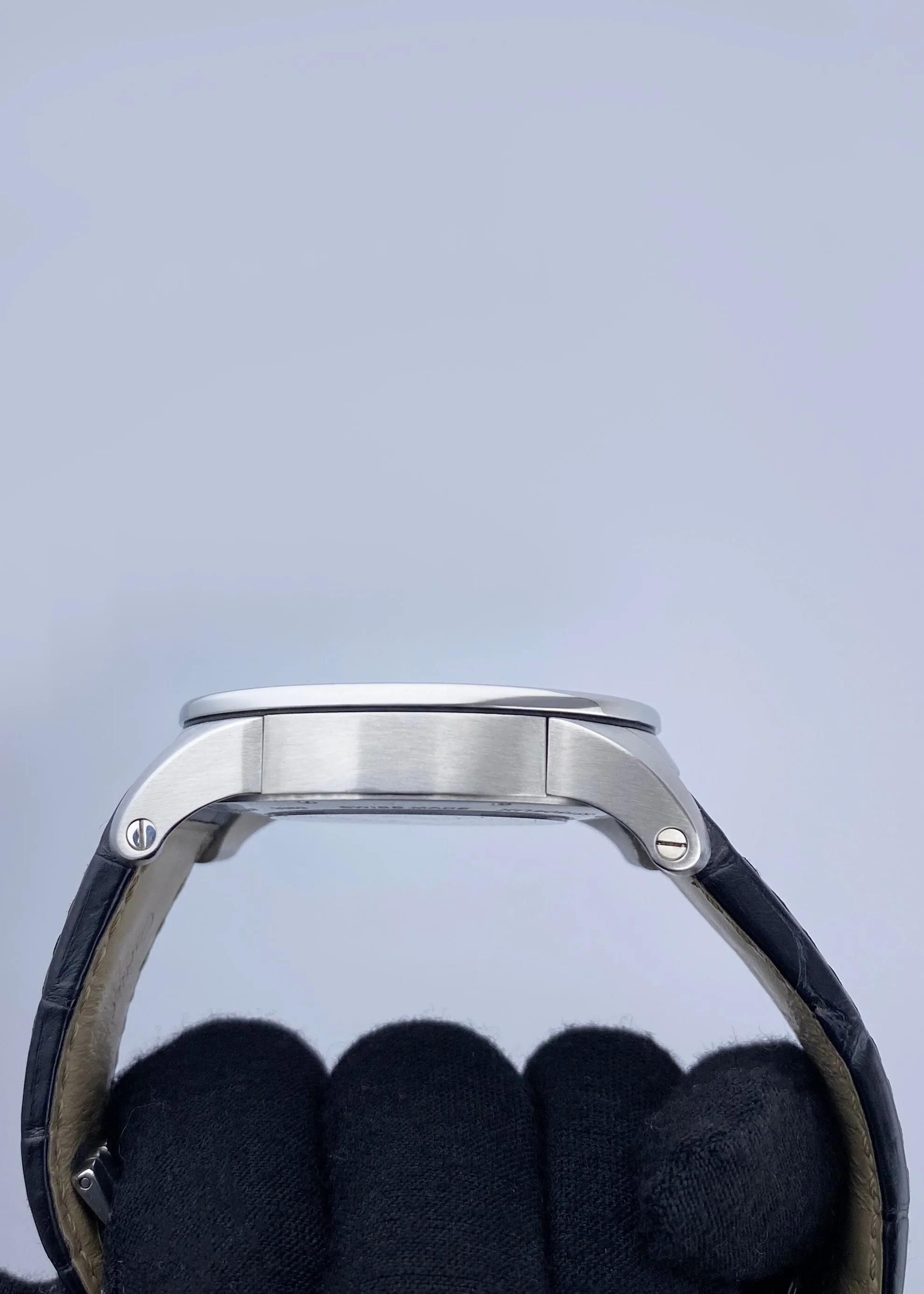 Cartier Calibre Large W7100015 Steel Mens Watch
