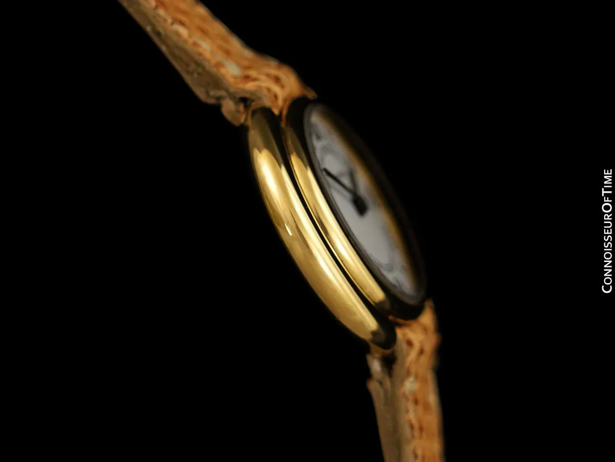  Cartier Ellipse Vintage Ladies Mechanical Watch - Solid 18K Gold