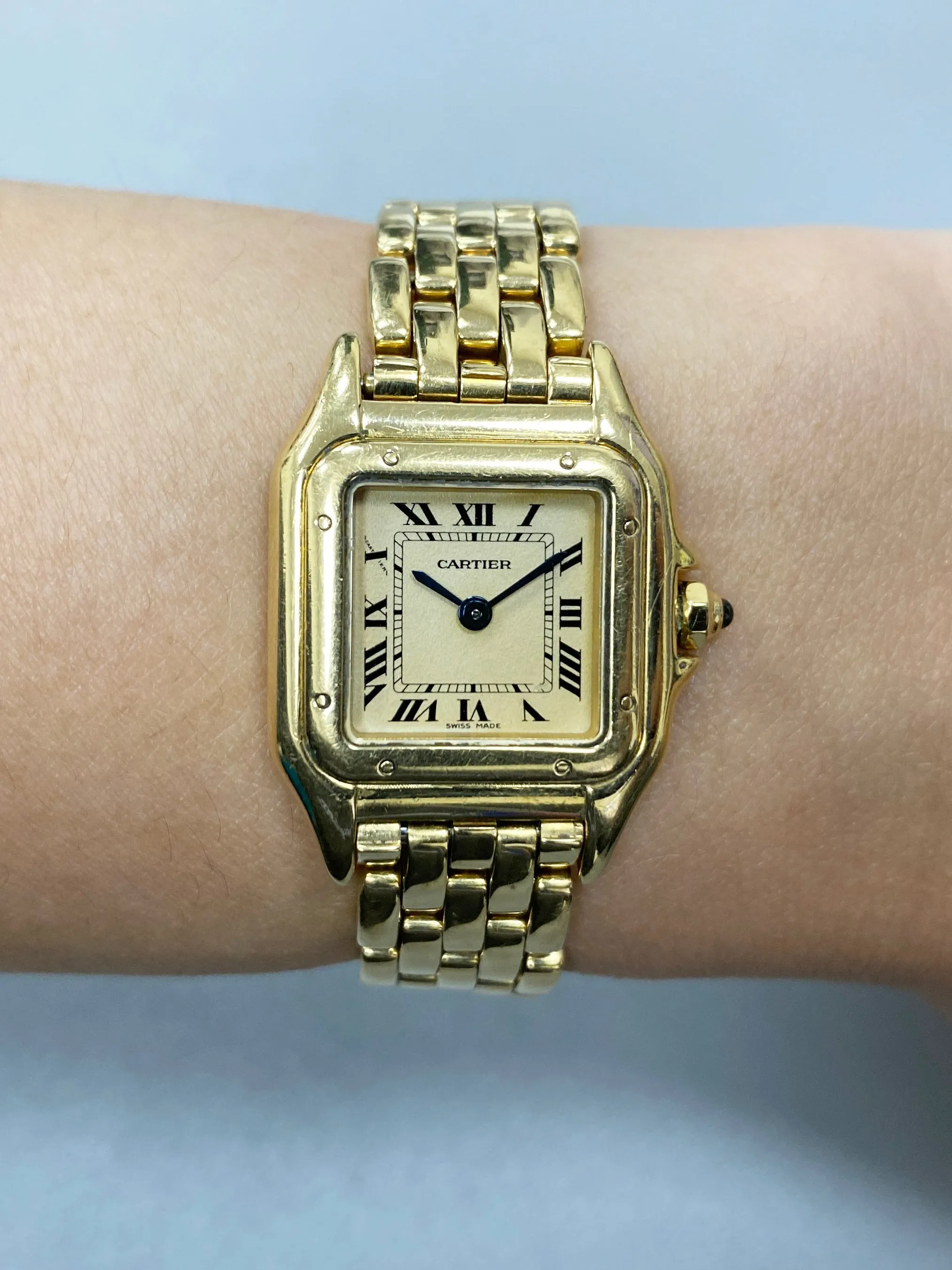 Cartier Panthere 18K Yellow Gold Ladies Watch