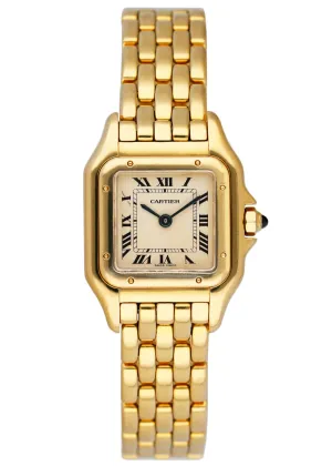 Cartier Panthere 18K Yellow Gold Ladies Watch