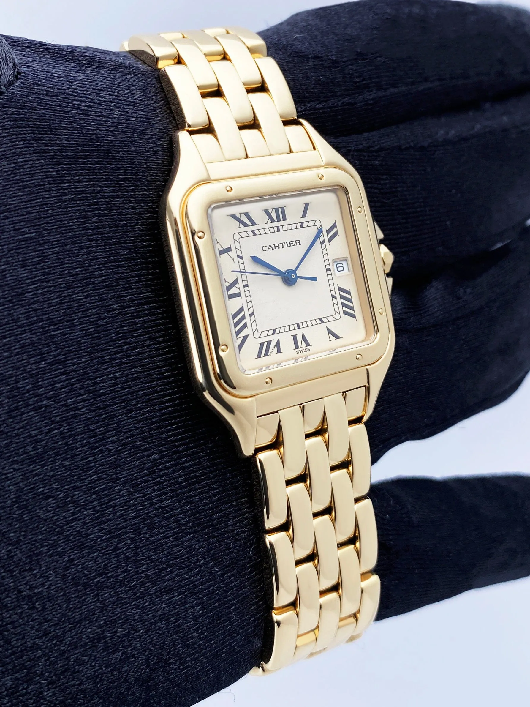 Cartier Panthere Large W25014B9 18K Yellow Gold Mens Watch