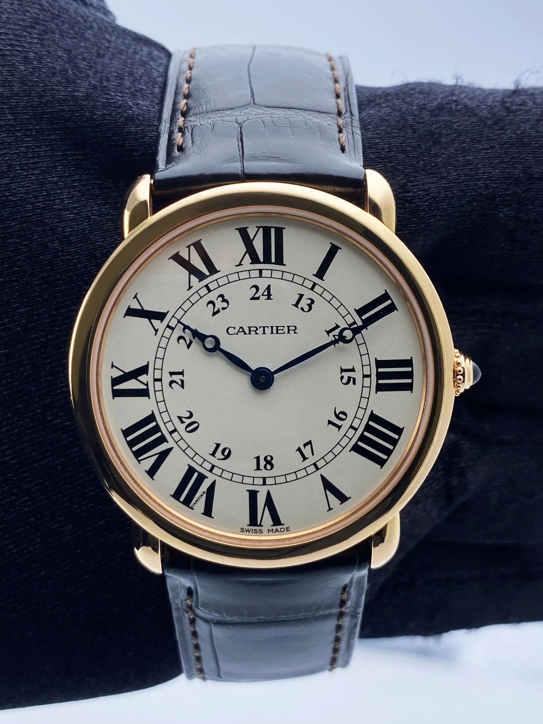 Cartier Ronde Louis W6800251 18K Rose Gold Watch