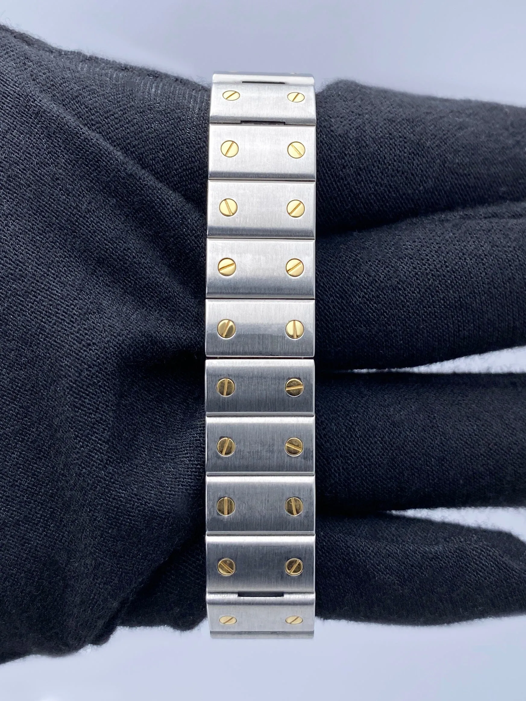 Cartier Santos Galbee W20012C4 Two Tone Ladies Watch