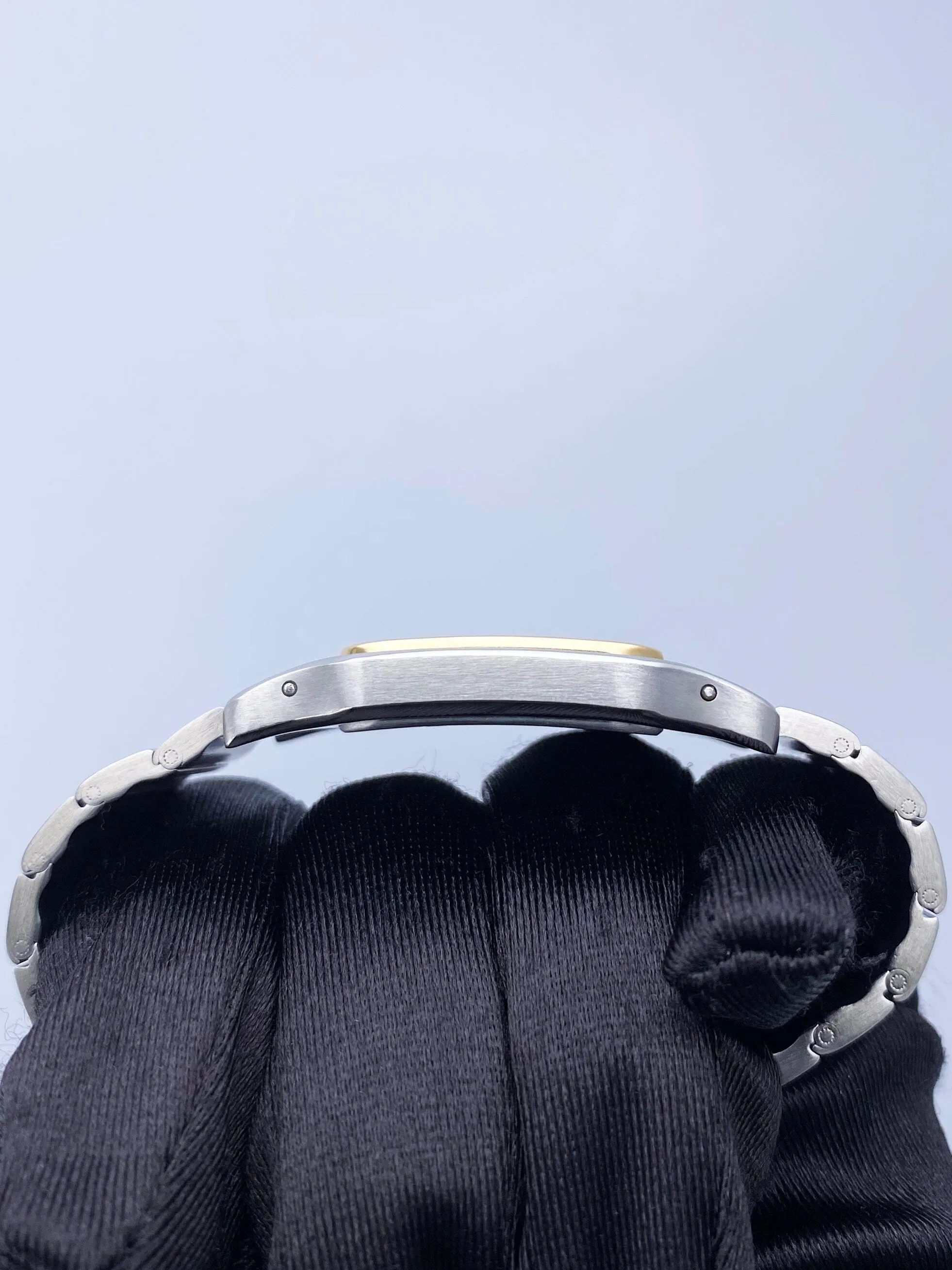 Cartier Santos Galbee W20030C4 Gray Dial Two Tone Watch