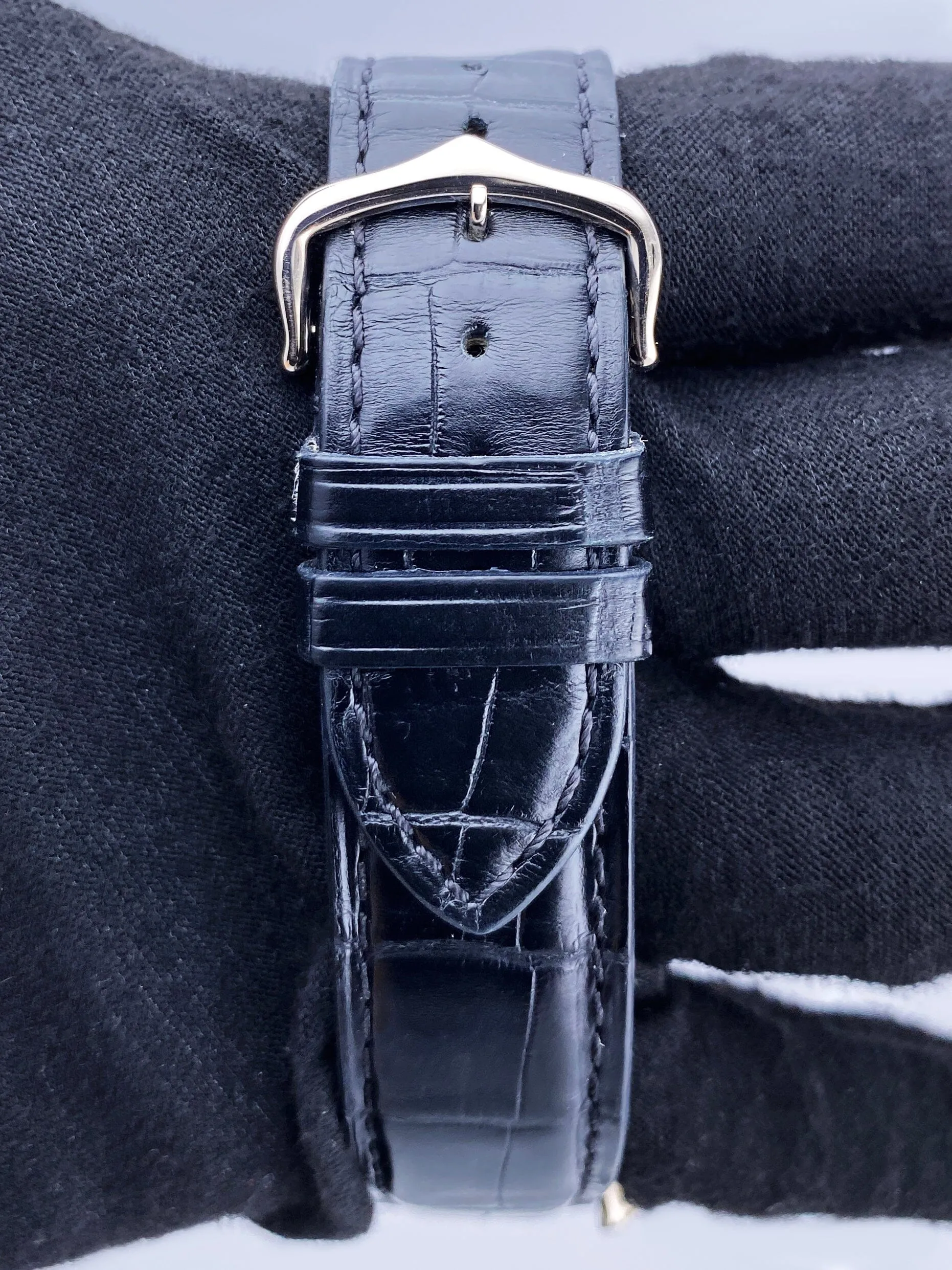 Cartier Tank Americaine Large W2603256 Rhodiumized 18K White Gold Mens Watch