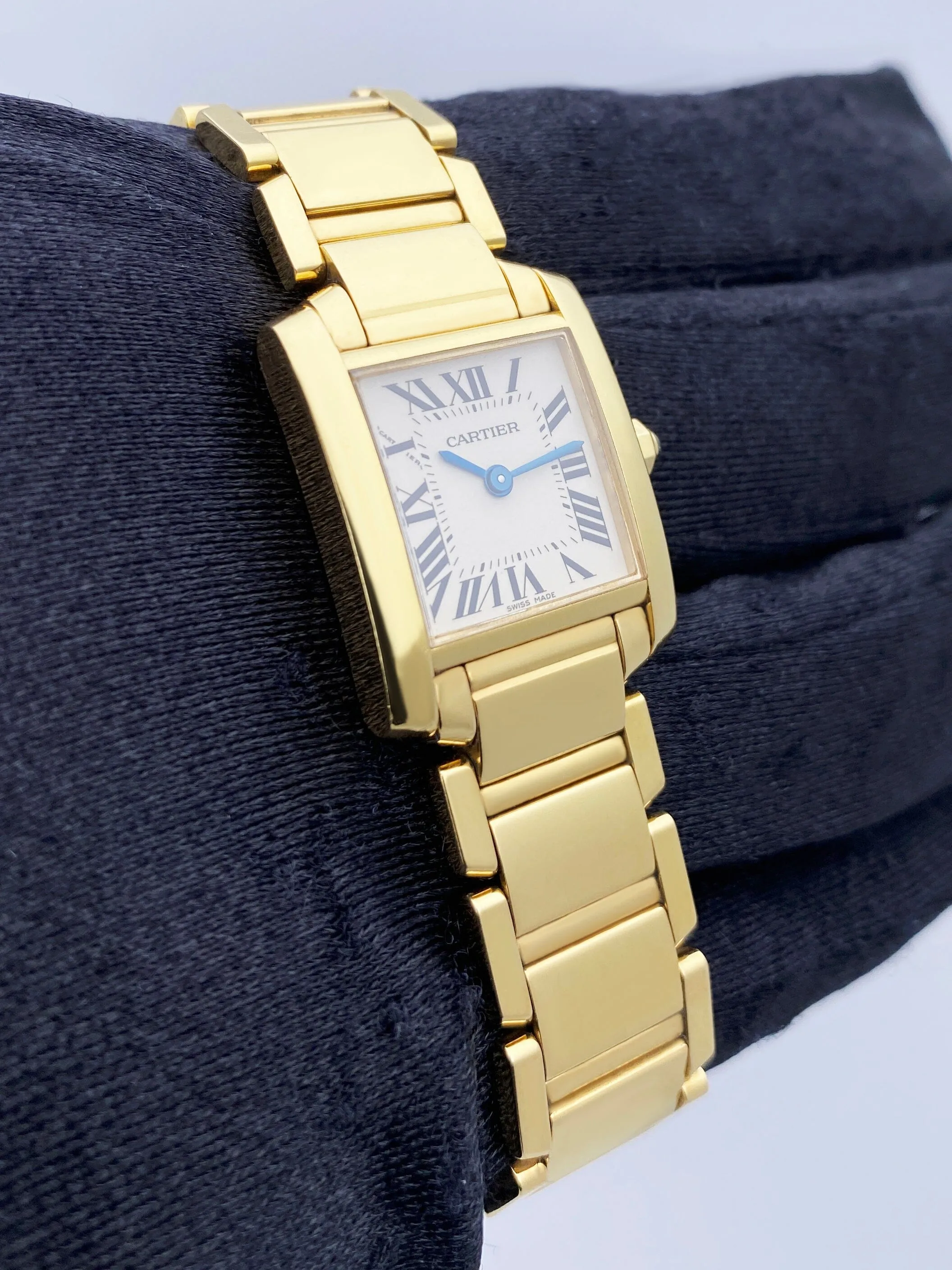 Cartier Tank Francaise W50002N2 Yellow Gold Ladies Watch