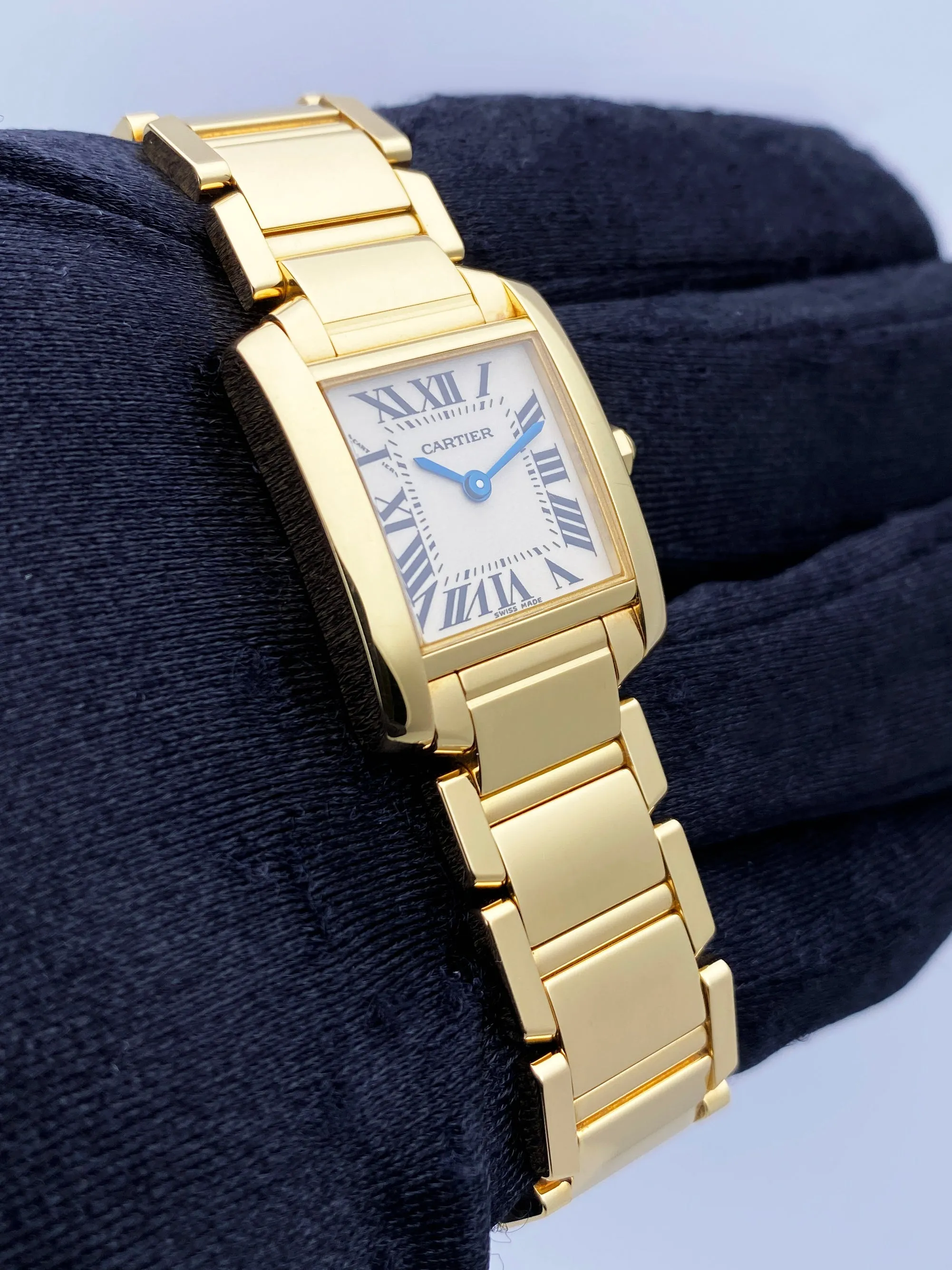 Cartier Tank Francaise W50002N2 Yellow Gold Ladies Watch