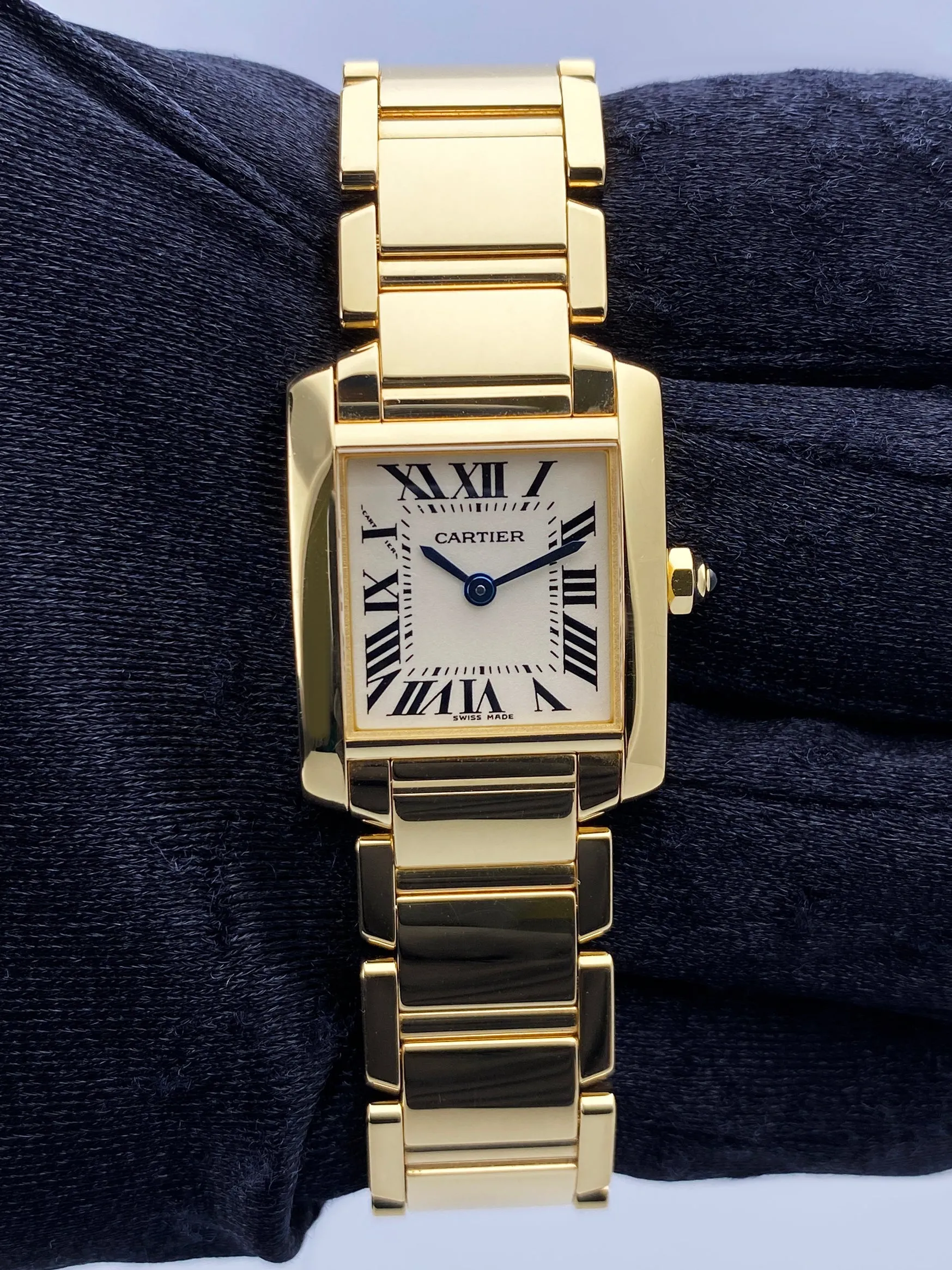 Cartier Tank Francaise W50002N2 Yellow Gold Ladies Watch
