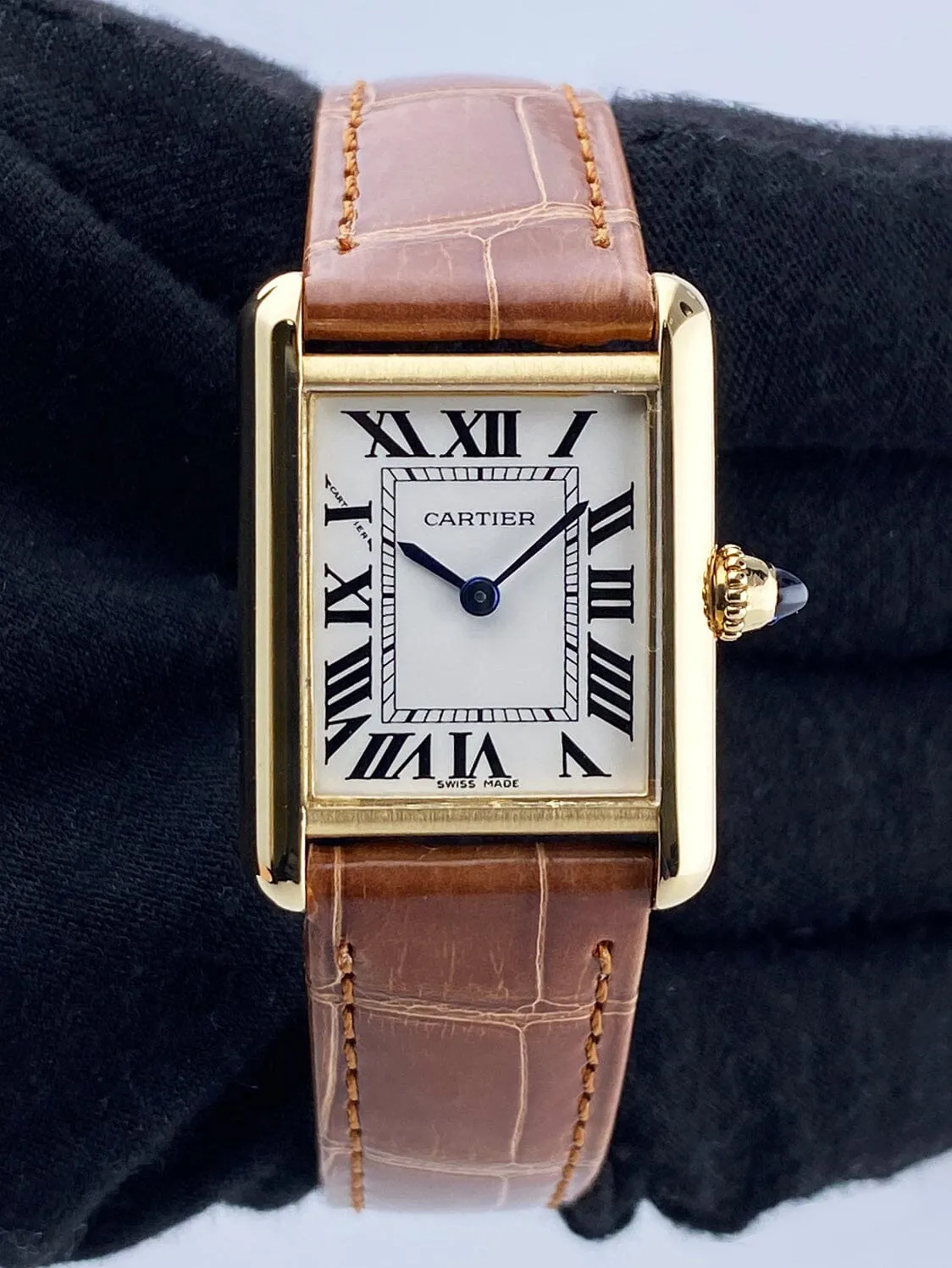 Cartier Tank Louis W1529856 18K Yellow Gold Ladies Watch