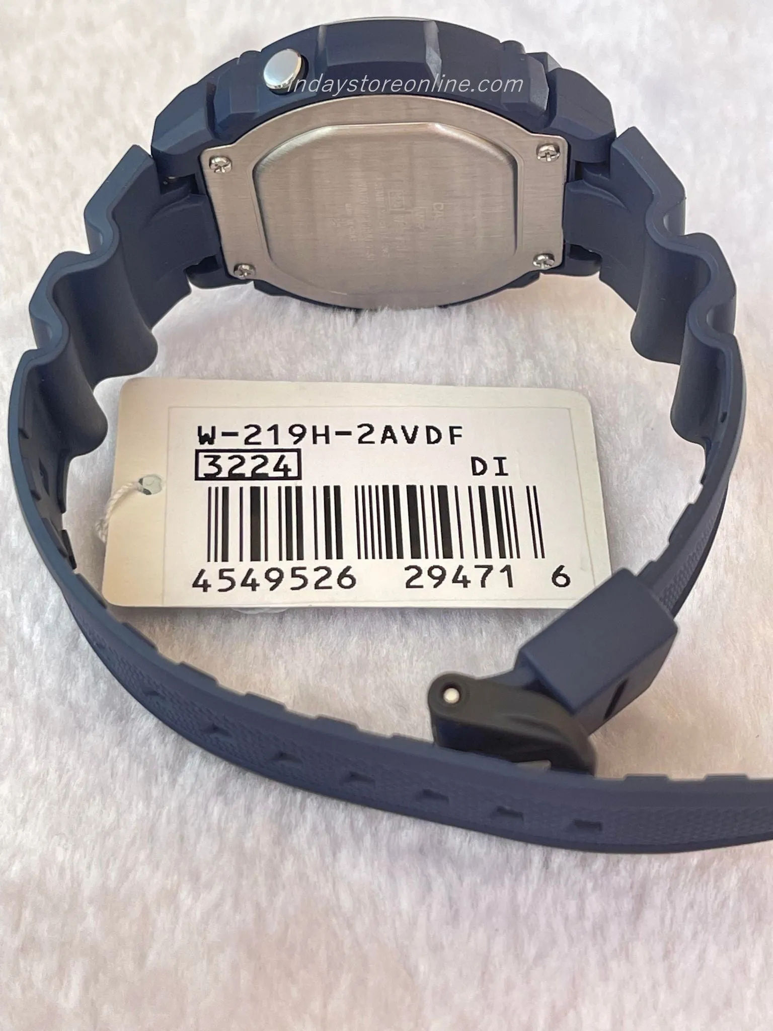Casio Digital Men's Watch W-219H-2A Digital Sporty Design Resin Band Resin Glass Battery Life: 7 years