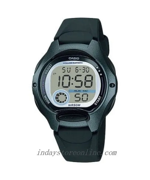 Casio Digital Women's Watch LW-200-1B Digital Sporty Design Resin Band Resin Glass