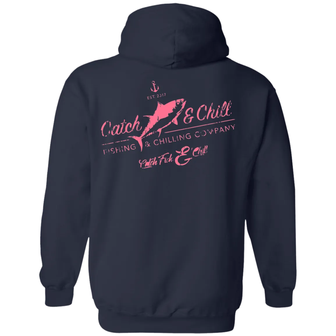 CATCH FISH & CHILL VINTAGE TUNA HOODIE