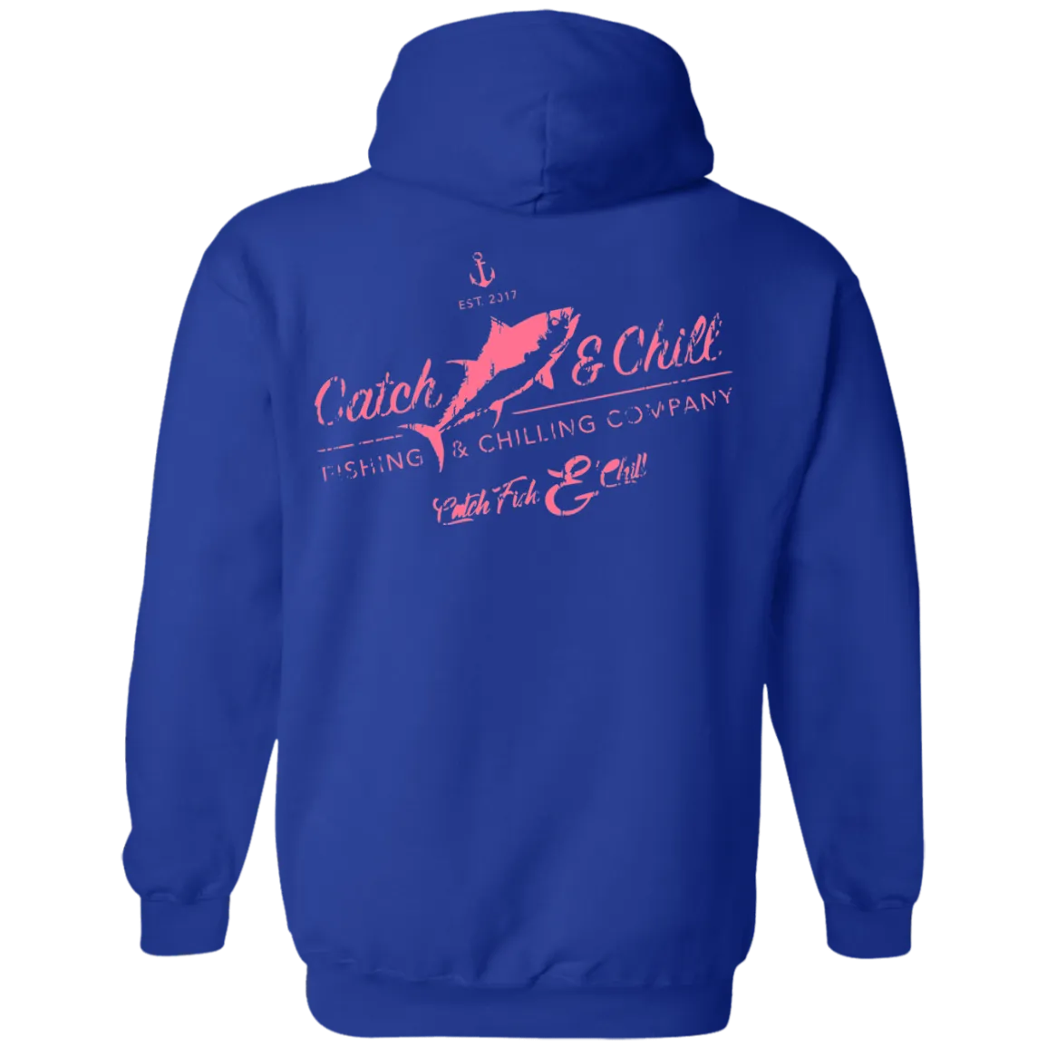 CATCH FISH & CHILL VINTAGE TUNA HOODIE