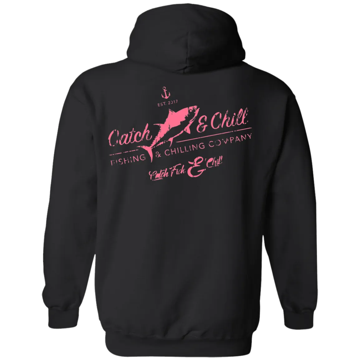 CATCH FISH & CHILL VINTAGE TUNA HOODIE