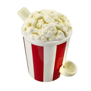 Ceramic Popcorn Shaped Pipe -  (1 Count)