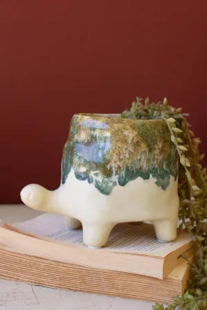 Ceramic Turtle Vase (Pack of 2)