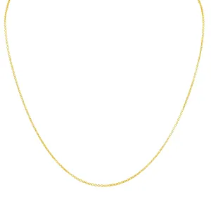 CHAINS: CLASSIC CABLE CHAIN-SILVER & VERMEIL
