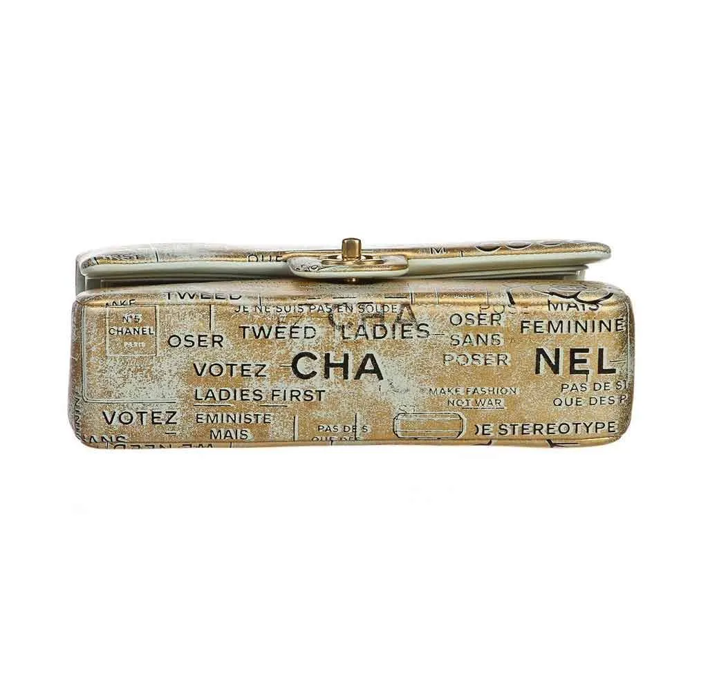 Chanel Medium Gold Metallic Limited Edition Bag