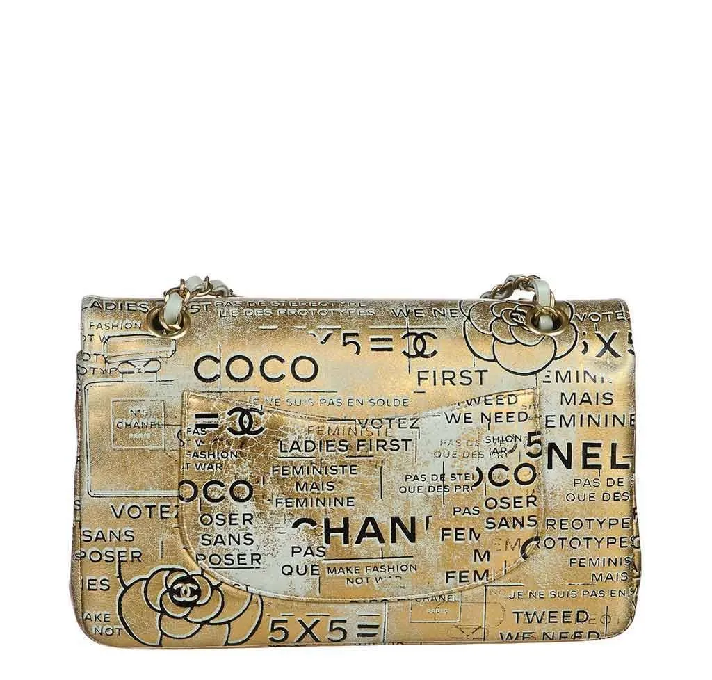 Chanel Medium Gold Metallic Limited Edition Bag