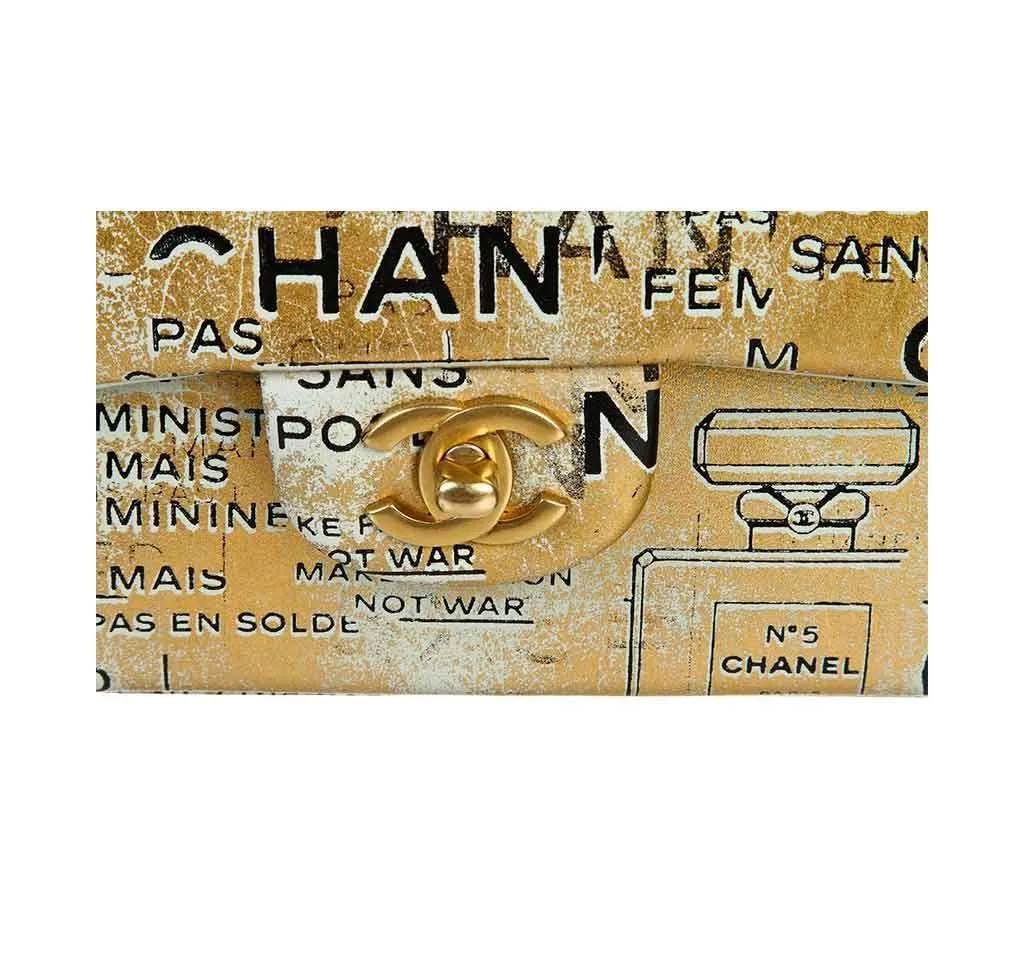 Chanel Medium Gold Metallic Limited Edition Bag