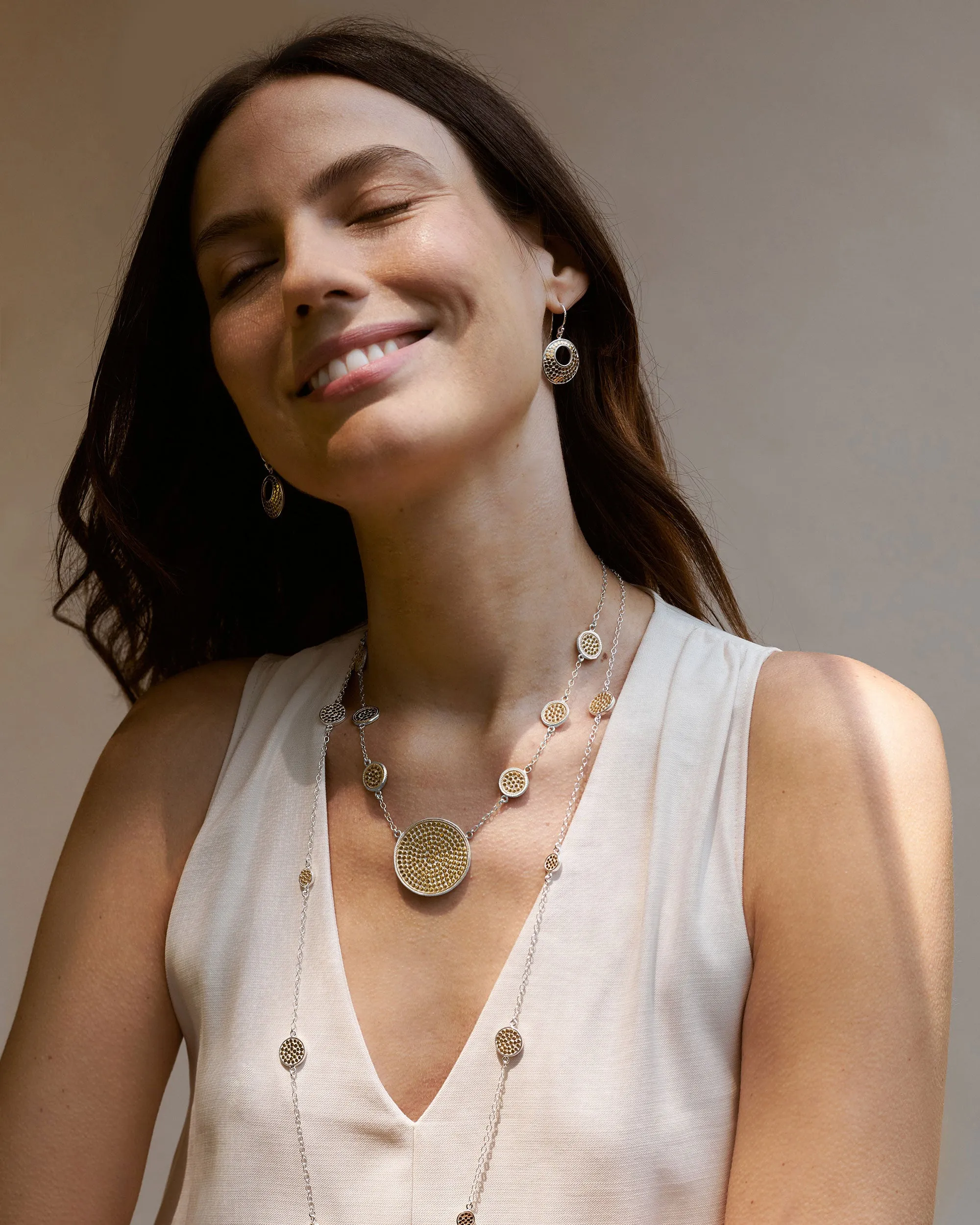 Classic Large Station Collar Necklace