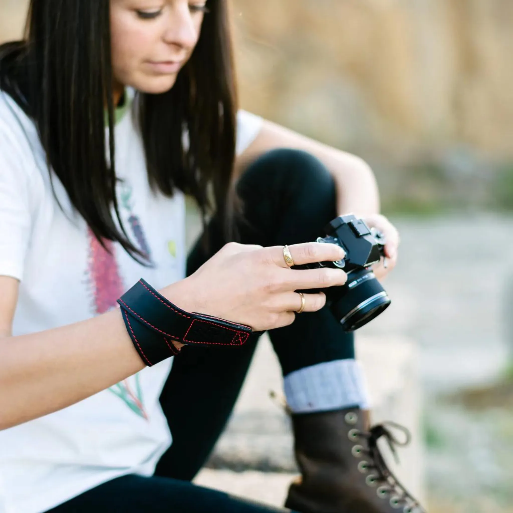 Classic Leather Wrist Strap