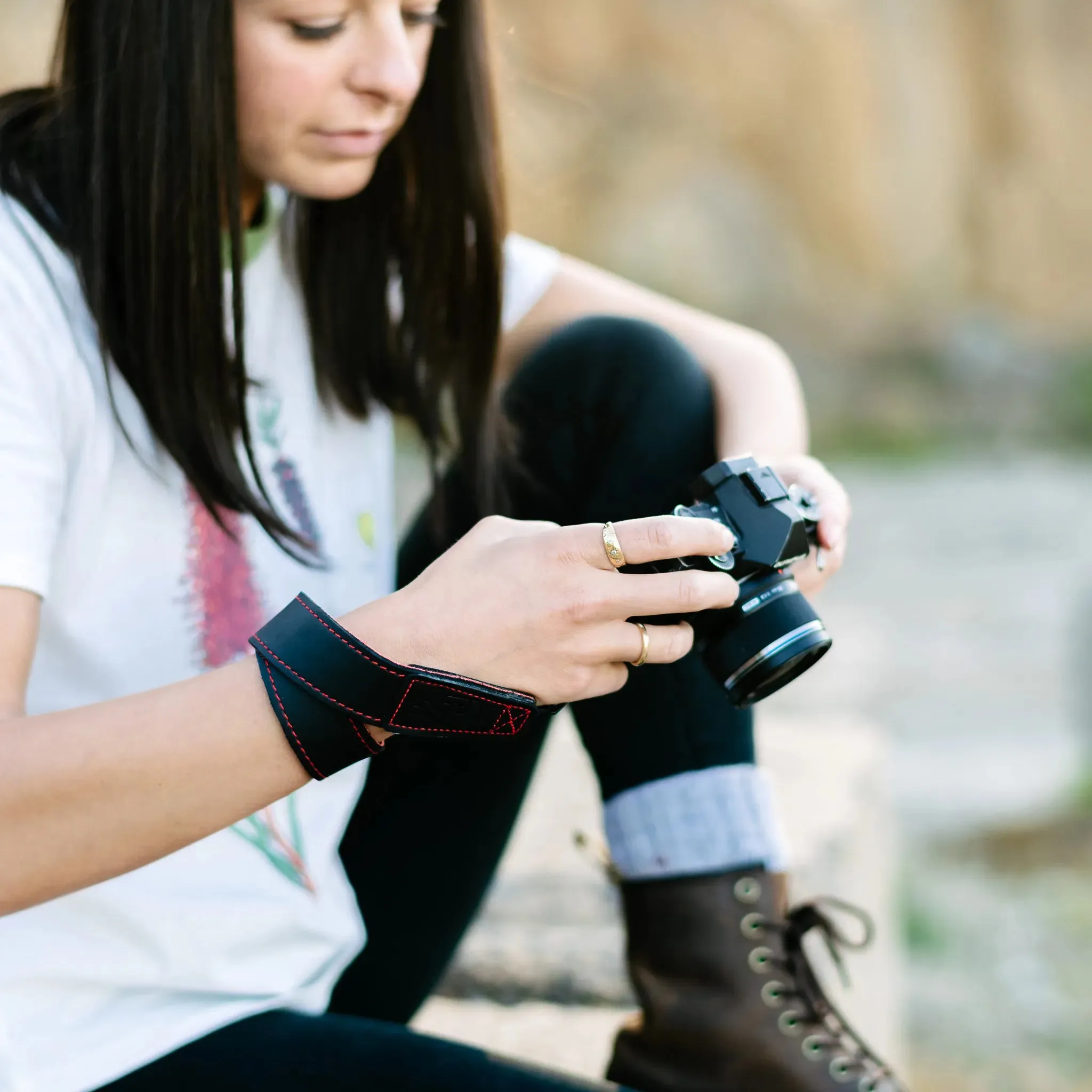 Classic Leather Wrist Strap