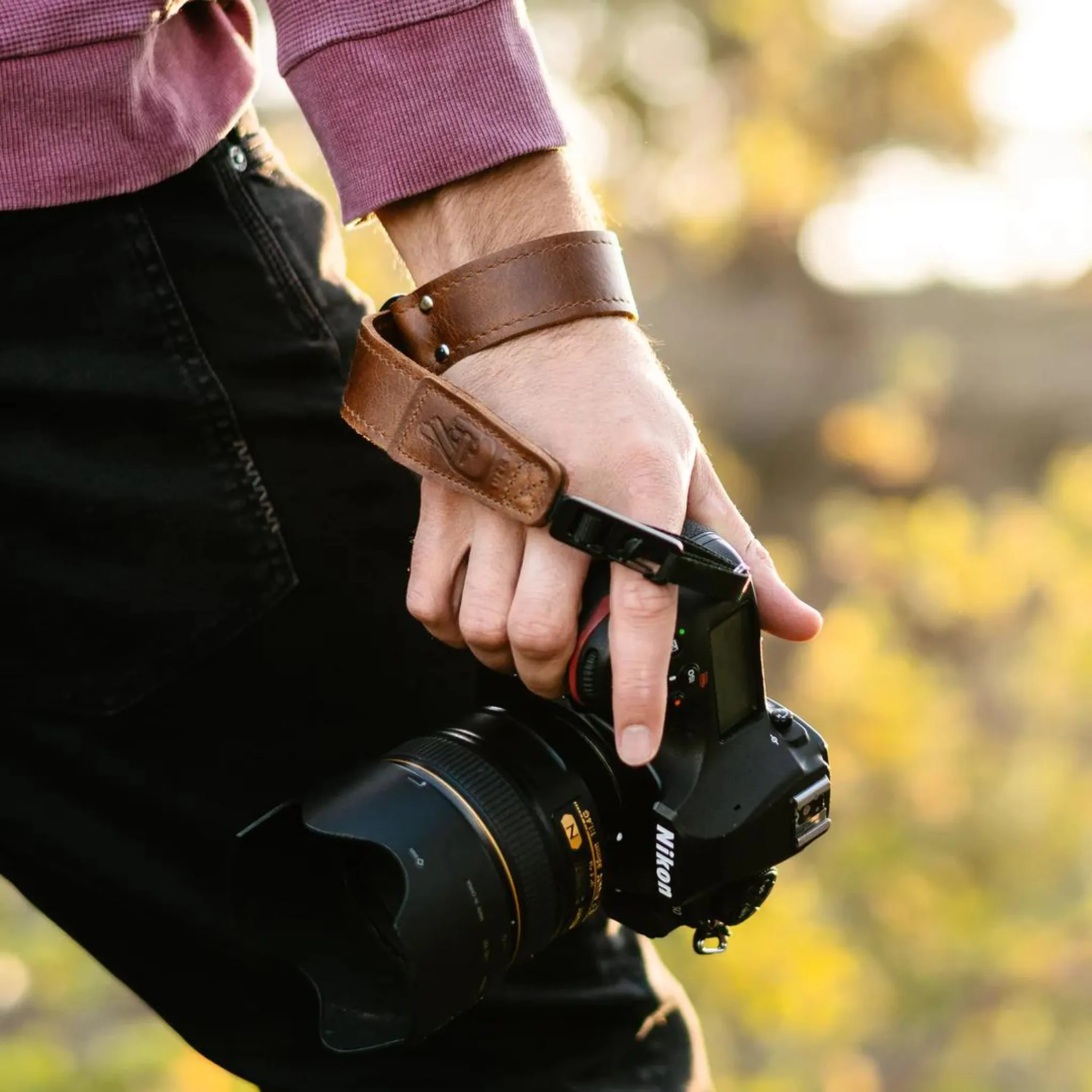 Classic Leather Wrist Strap