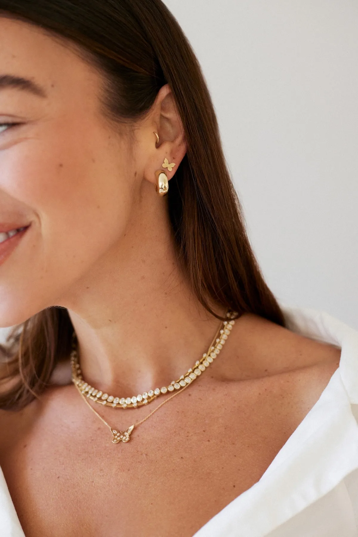 Classic Thick Gold Huggies