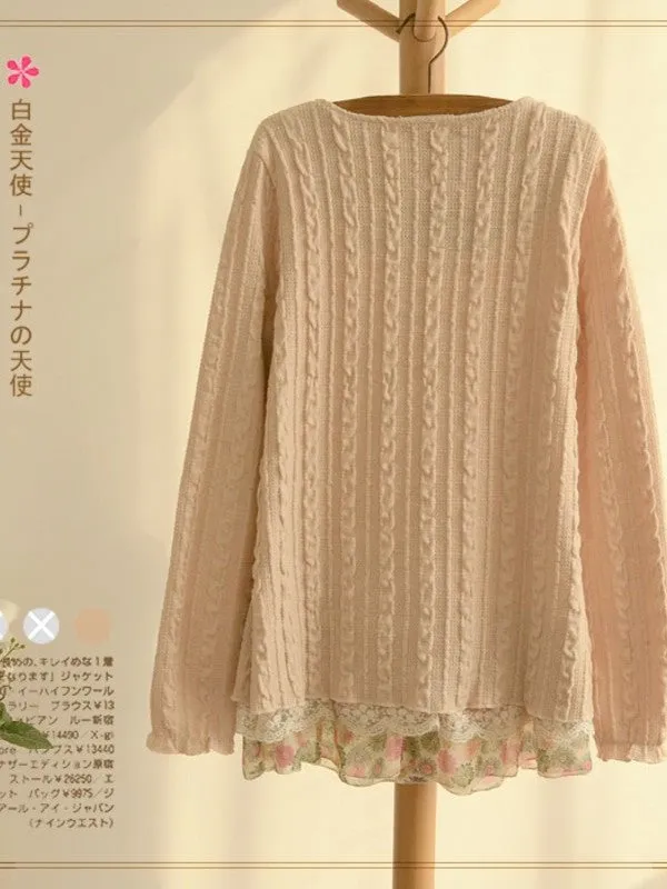 Clearnace - nancy fancy cable knit