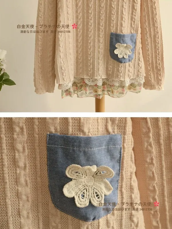 Clearnace - nancy fancy cable knit