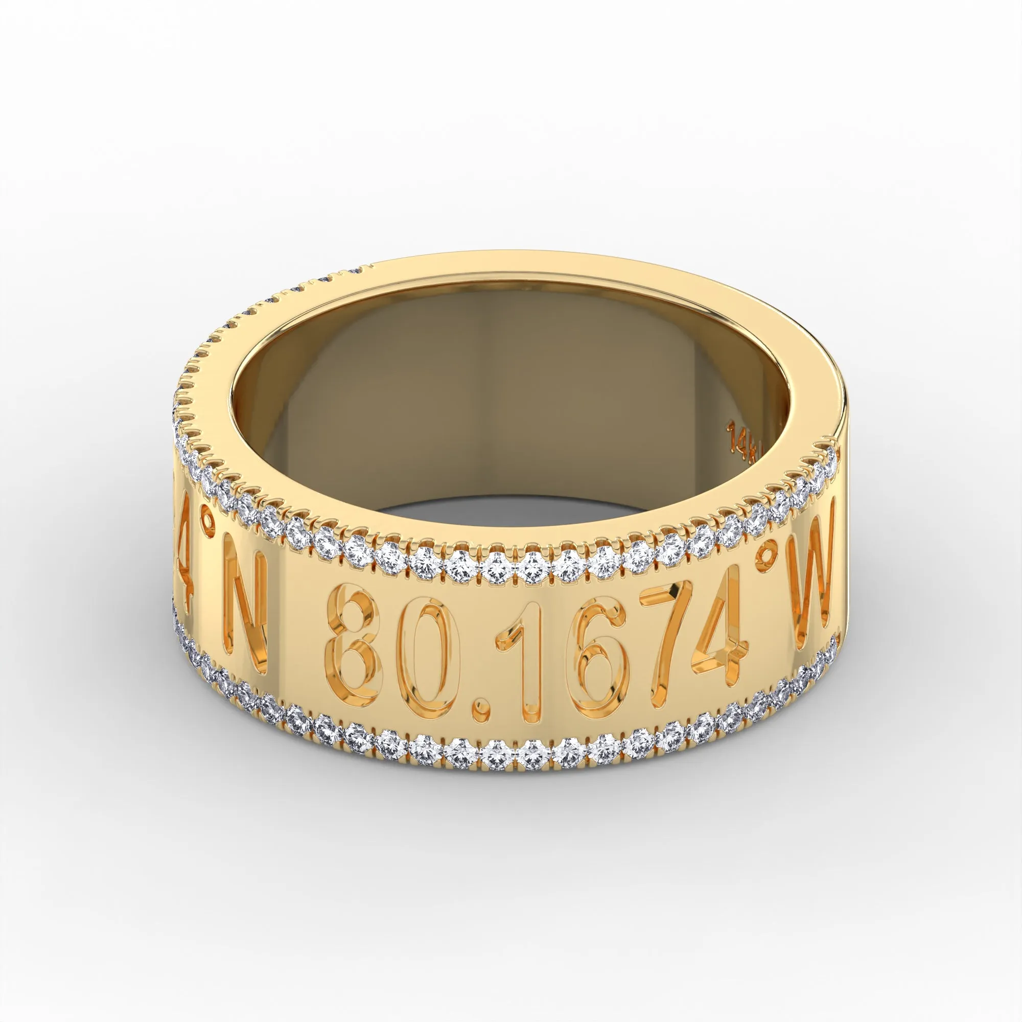 Coordinates Diamond Legend Ring