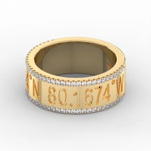 Coordinates Diamond Legend Ring