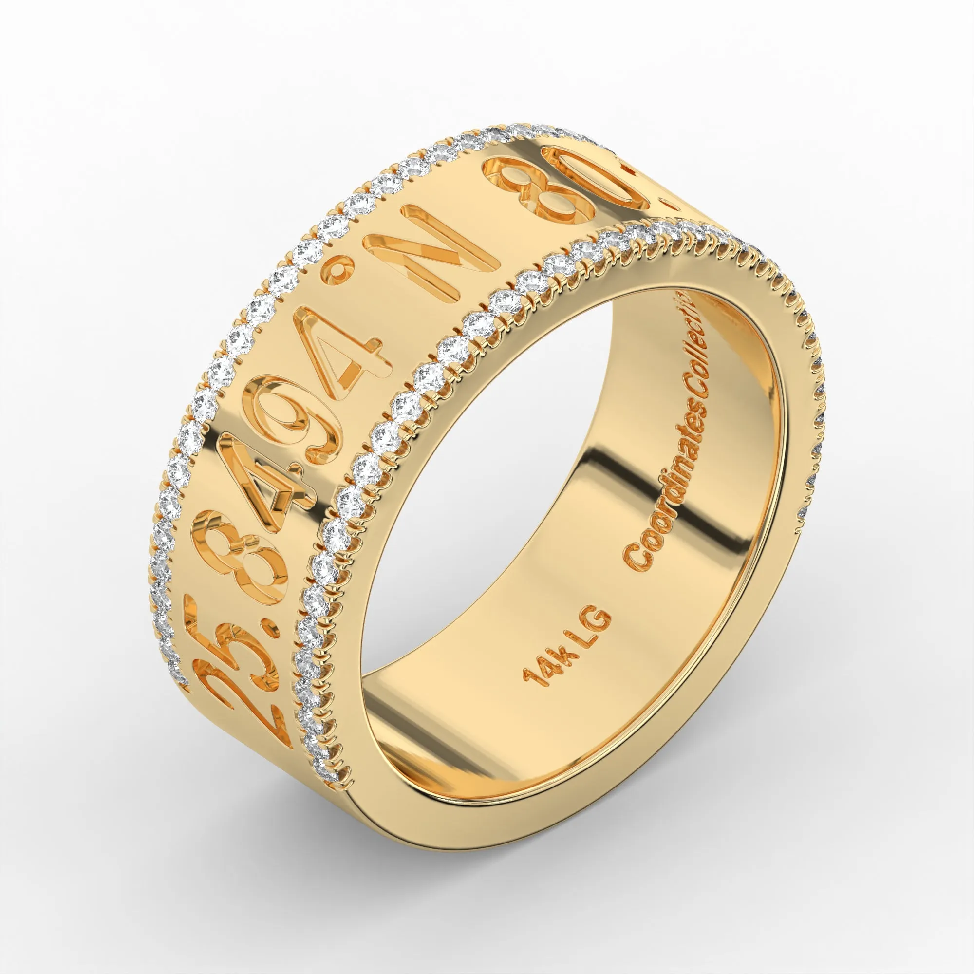 Coordinates Diamond Legend Ring