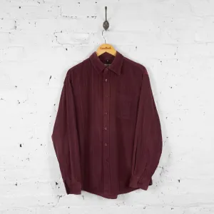 Corduroy Shirt - Maroon - L