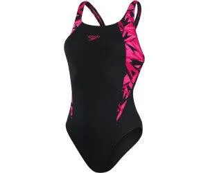 COSTUME DONNA PISCINA SPEEDO NUOTO INTERO FUXIA HYPERBOOM