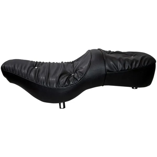 Custom Cruiser Seat Full Low (Black) for Royal Enfield Classics,Standard,Electra,Thunderbird 350/500