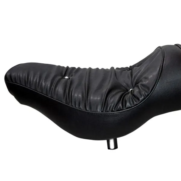 Custom Cruiser Seat Full Low (Black) for Royal Enfield Classics,Standard,Electra,Thunderbird 350/500