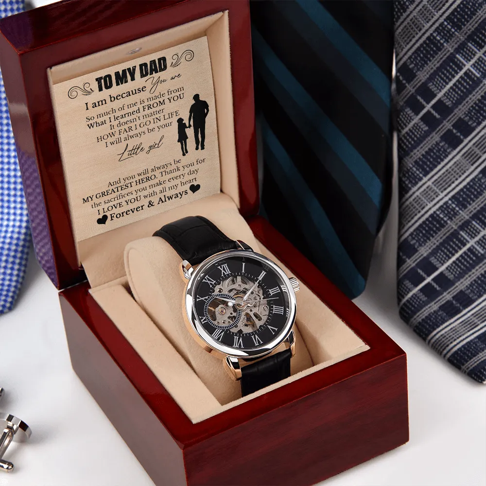 Dad Gift from Daughter, Dad Watch Gift from Daughter