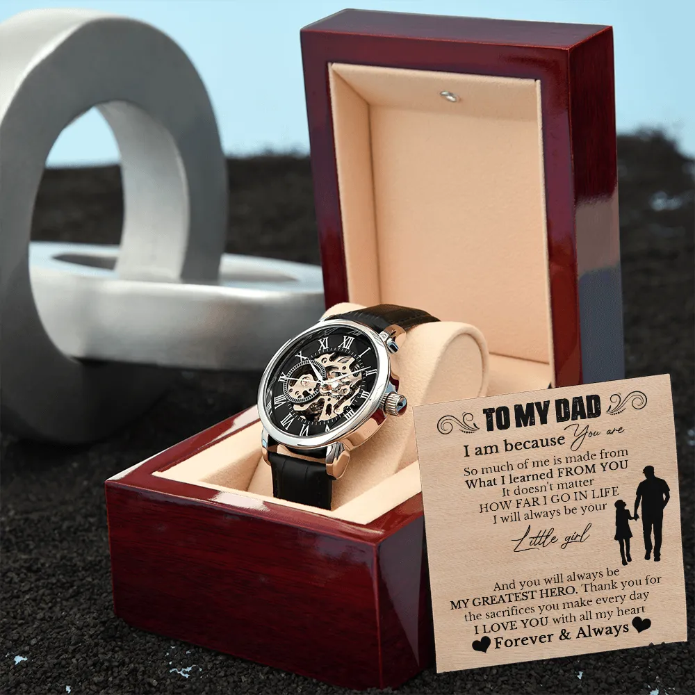 Dad Gift from Daughter, Dad Watch Gift from Daughter